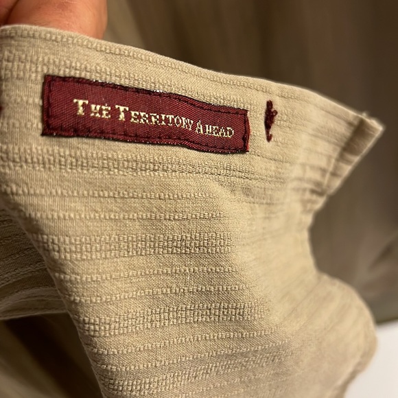 Vintage the territory ahead long sleeved shirt size XL 100% silk - Picture 4 of 6